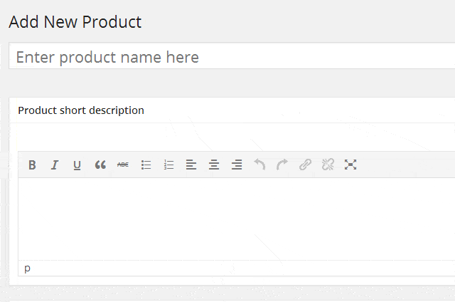 Add new product screen
