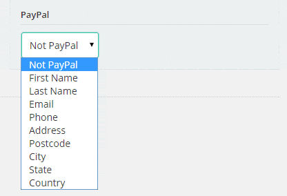 Formbuilder PayPal Fields