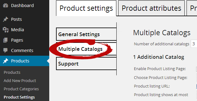 Smart Multiple Catalogs