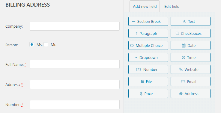 Checkout Customizer Screenshot