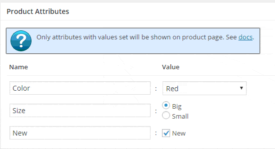 Product Attributes Assignment Pro