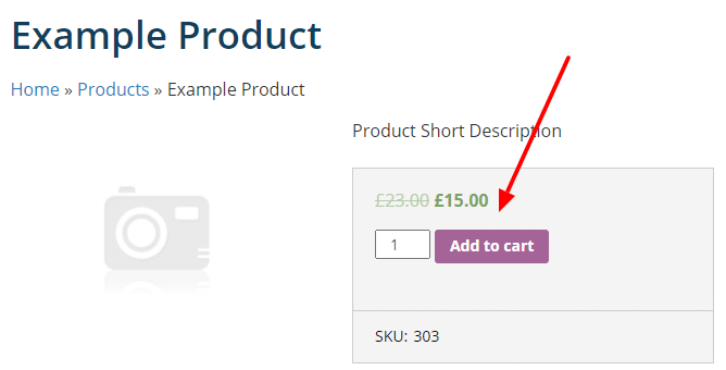 WooCommerce Add to cart button