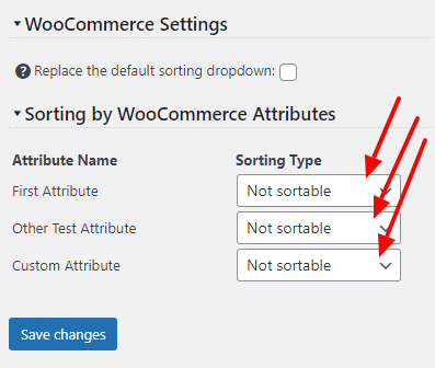 Sort products by WooCommerce attributes