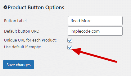 Use default affiliate URL if empty