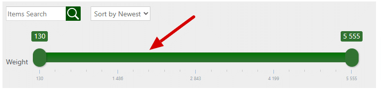 Slider Attribute on Front-end